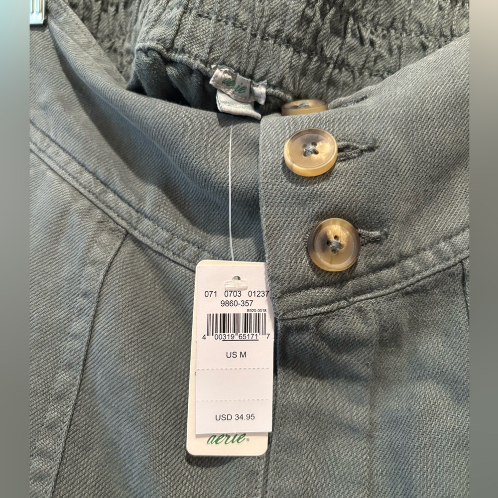 Aerie Olive Twill Mini Skirt - Picture 4 of 4